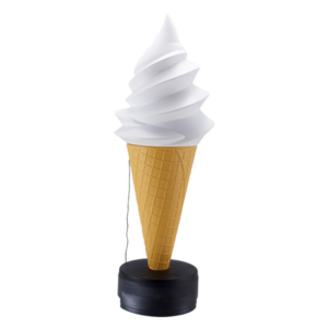 Lampara de Helado Suave de Piso - P1