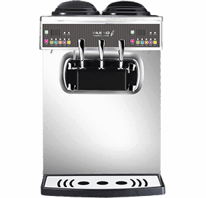 Máquina de Helado Suave & Frozen Yogurt de 3 Boquillas de mostrador - S230F